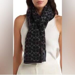 Soft Wool Blend Signature Muffler/Scarf